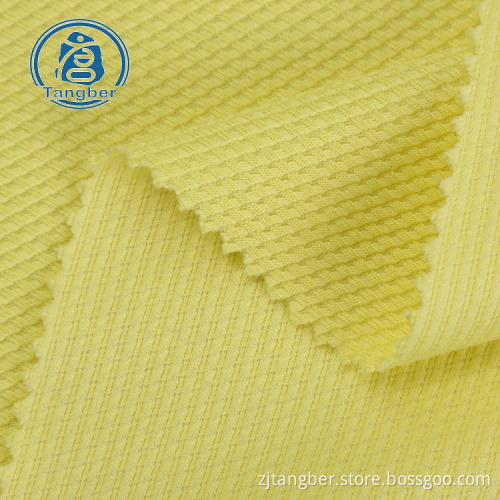 tissu jersey jacquard hacci polyester gaufré